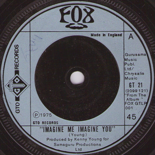 Fox (3) - Imagine Me Imagine You (7", Single, Inj)