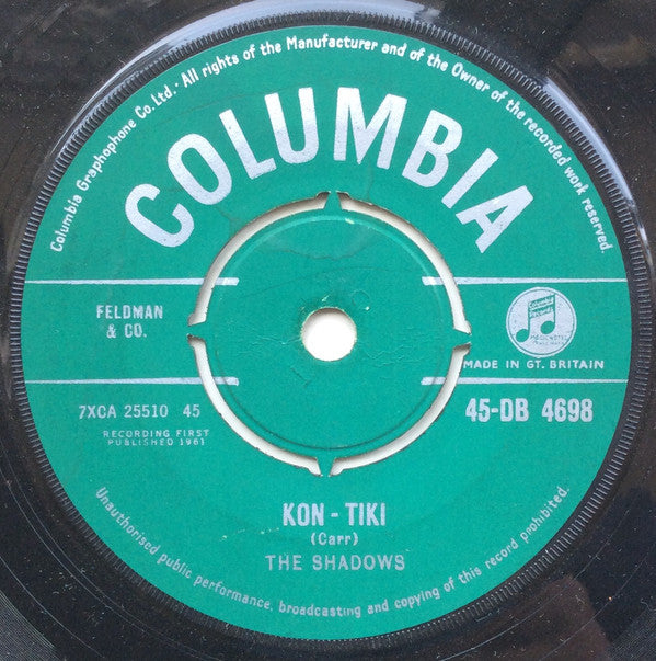 The Shadows - Kon-Tiki (7")