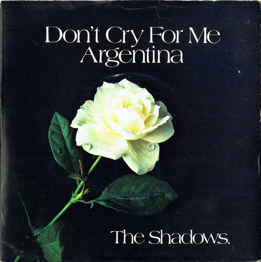 The Shadows - Don't Cry For Me Argentina (7", Single, Pic)