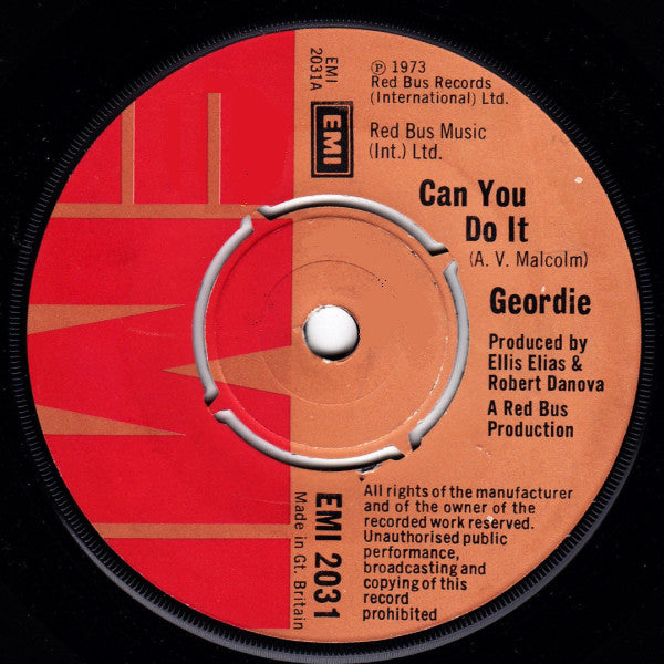 Geordie - Can You Do It (7")