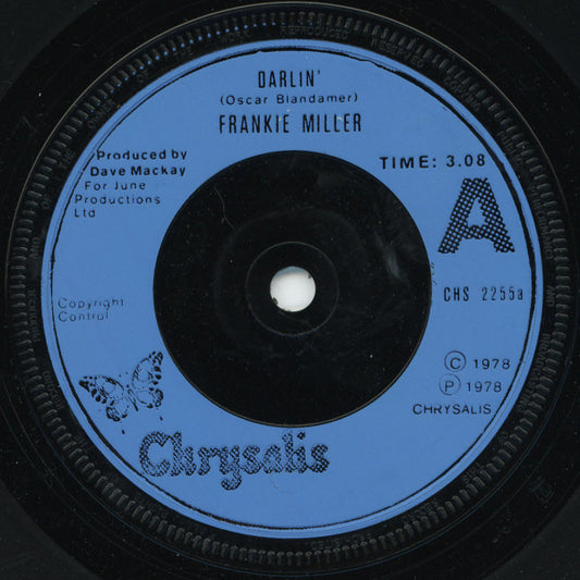 Frankie Miller - Darlin' (7", Single, Blu)