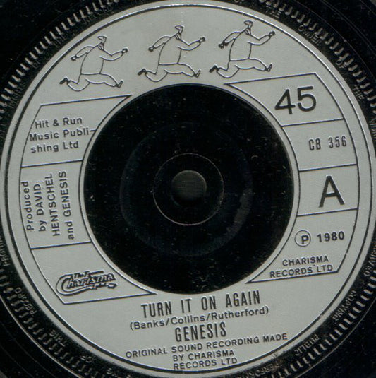 Genesis - Turn It On Again (7", Single, Inj)