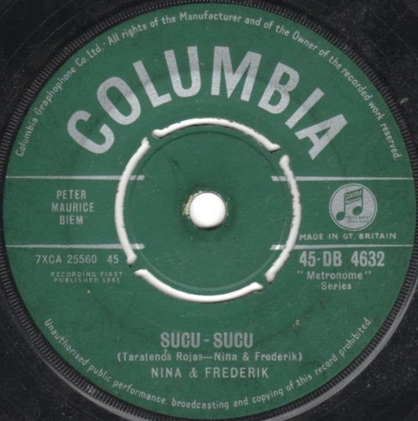 Nina & Frederik - Sucu - Sucu (7", Single)