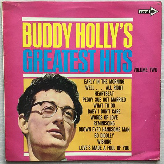 Buddy Holly - Buddy Holly's Greatest Hits Volume Two (LP, Comp, RE)