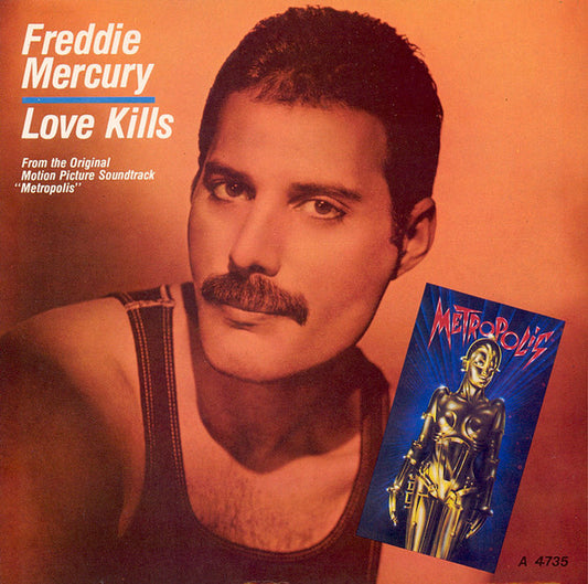 Freddie Mercury - Love Kills (7", Single, Pap)