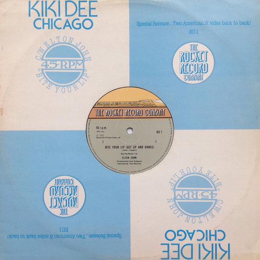 Elton John / Kiki Dee - Bite Your Lip (Get Up And Dance) / Chicago (12", Single)