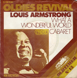 Louis Armstrong - What A Wonderful World / Cabaret (7", Single)