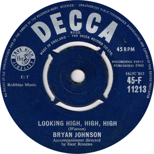 Bryan Johnson (4) - Looking High, High, High (7")