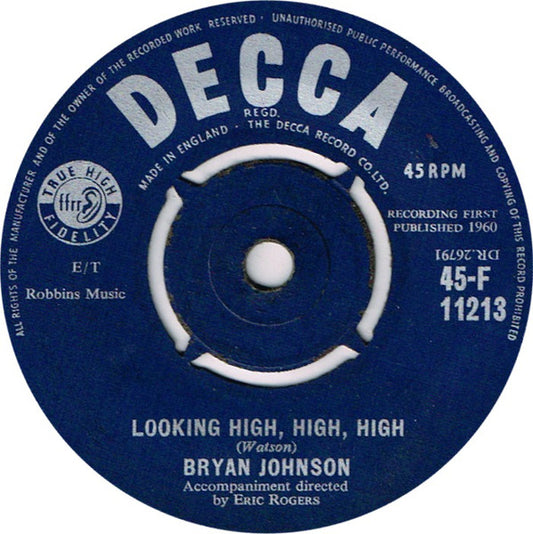 Bryan Johnson (4) - Looking High, High, High (7")