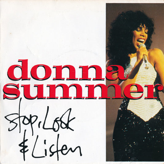 Donna Summer - Stop, Look & Listen (7", Single)