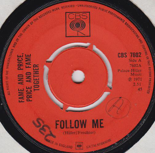 Fame* And Price* - Follow Me (7")