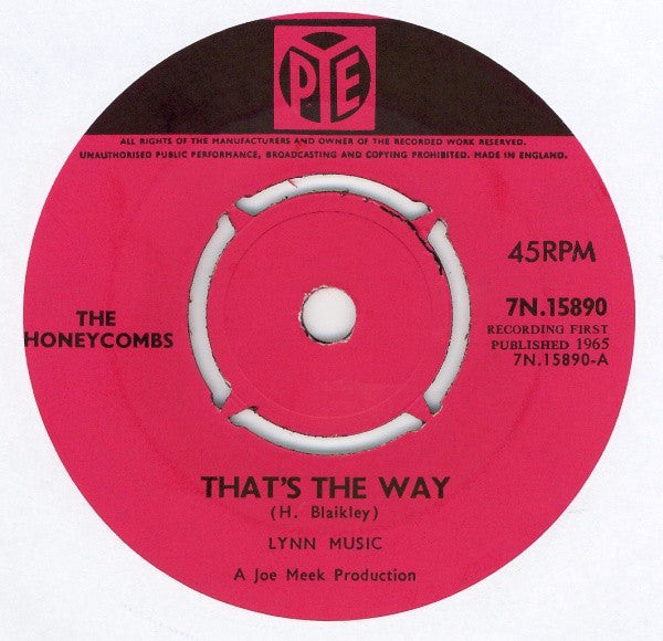 The Honeycombs - That's The Way  (7", Single, Pus)