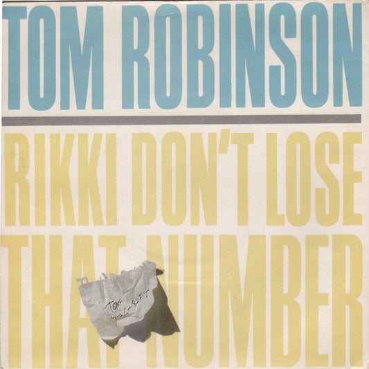 Tom Robinson - Rikki Don't Lose That Number (7", Single)