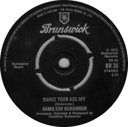 Bohannon* - Dance Your Ass Off (7")