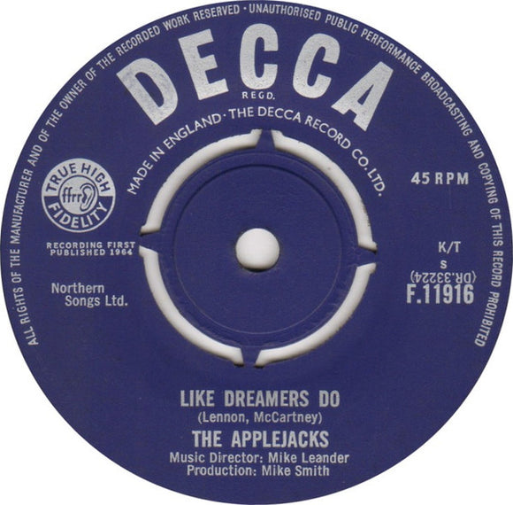 The Applejacks - Like Dreamers Do (7