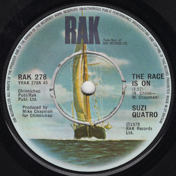 Suzi Quatro - The Race Is On (7", Single)