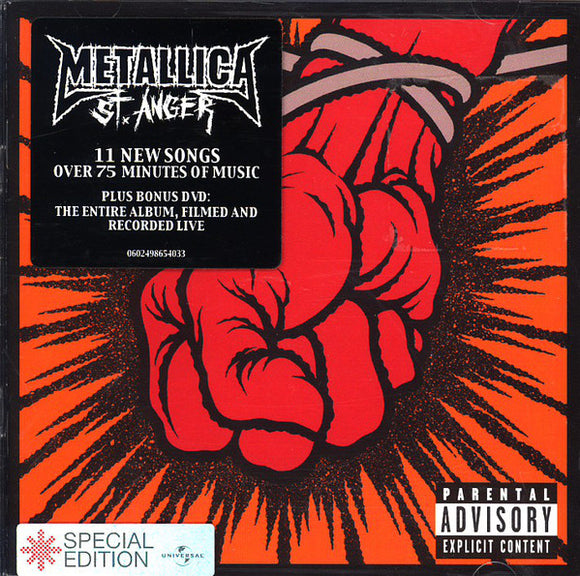 Metallica - St. Anger (CD, Album + DVD-V, Copy Prot., Multichannel, PAL)