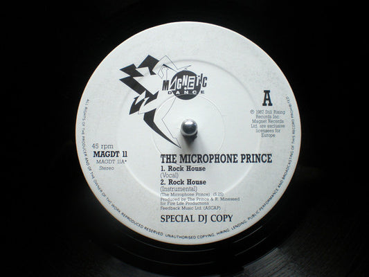 The Microphone Prince - Rock House (12", Promo)