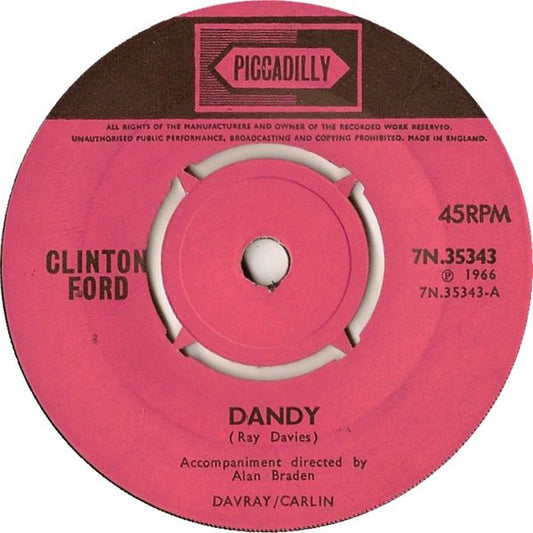 Clinton Ford - Dandy (7", Single, Pus)