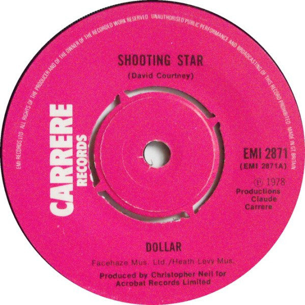 Dollar - Shooting Star (7", Single)