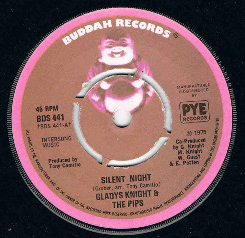 Gladys Knight & The Pips* - Silent Night (7", Kno)