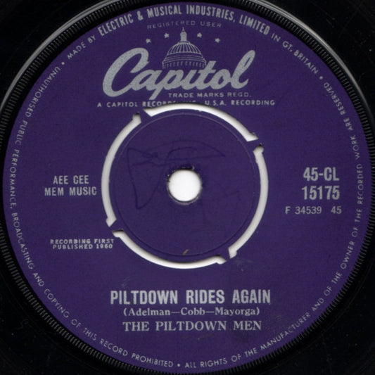 The Piltdown Men - Piltdown Rides Again (7", Single)