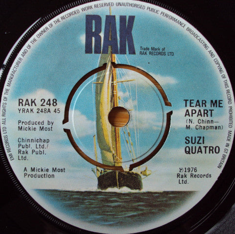 Suzi Quatro - Tear Me Apart (7", Single)