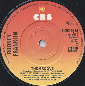 Rodney Franklin - The Groove (7", Single)