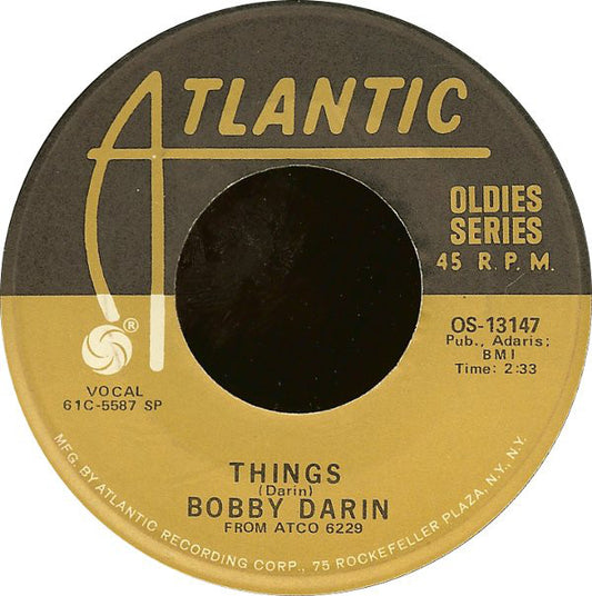 Bobby Darin - Won't You Come Home Bill Bailey / Things (7", RE)