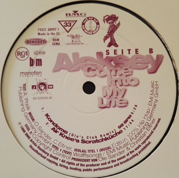 Aleksey - Come Into My Life (12")