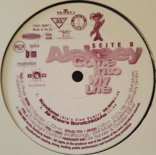 Aleksey - Come Into My Life (12")