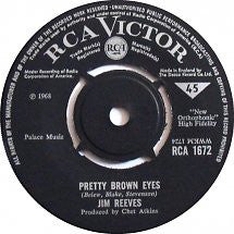 Jim Reeves - Pretty Brown Eyes (7")