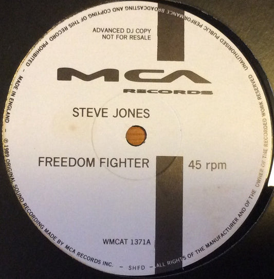 Steve Jones (2) - Freedom Fighter (12", Promo)