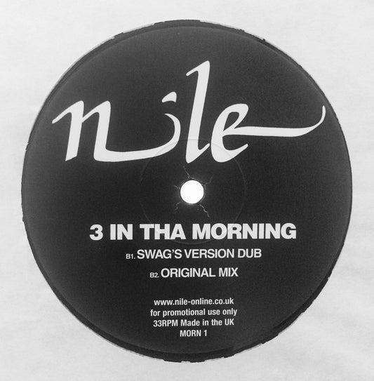 Nile - 3 In Tha Morning (12", Promo)