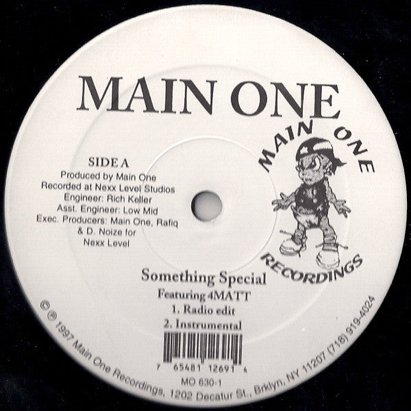 Main One - Something Special / Cross Examination (12")