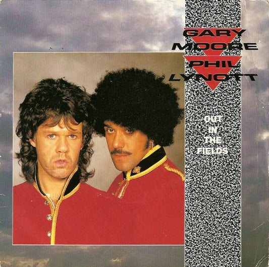 Gary Moore & Phil Lynott - Out In The Fields (7", Single)