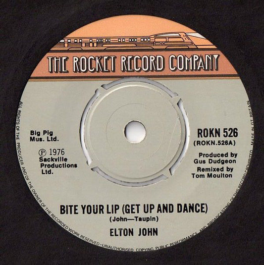 Elton John / Kiki Dee - Bite Your Lip (Get Up And Dance) / Chicago (7", Single)