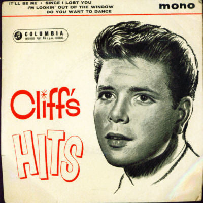 Cliff Richard - Cliff's Hits (7", EP, Mono)