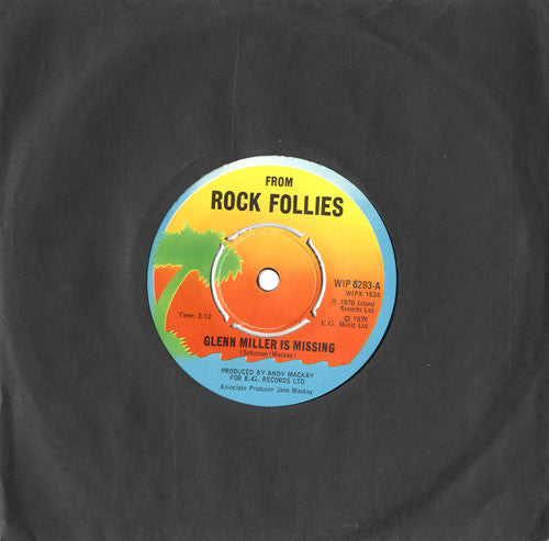 Rock Follies - Glenn Miller Is Missing (7", Single)