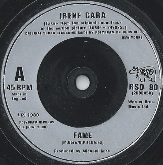 Irene Cara - Fame (7", Single)