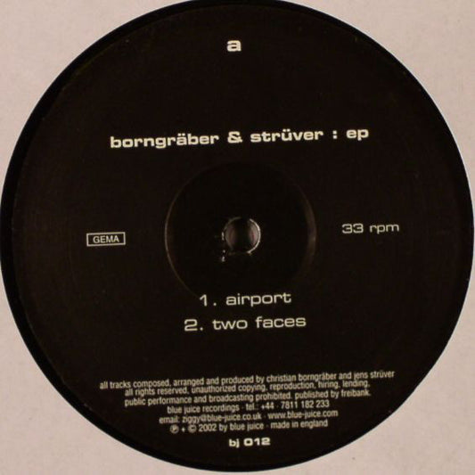 Borngräber & Strüver - Borngräber & Strüver Ep (12")