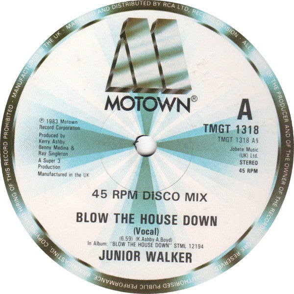 Junior Walker - Blow The House Down (12")