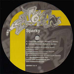 Sparky (2) - Give Me Tonight / Velvet Heaven (Adam L Remixes) (12")