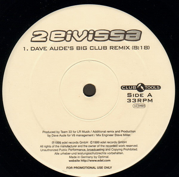 2 Eivissa - Shattered Dreams (12", Promo)