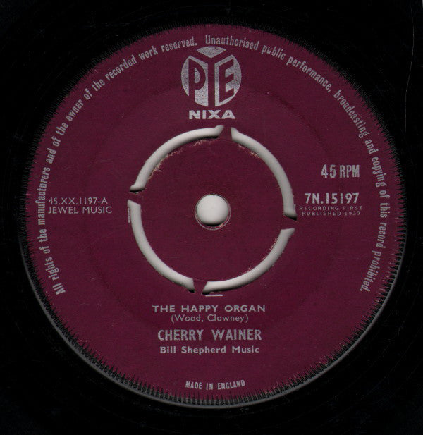 Cherry Wainer - The Happy Organ (7", Single)