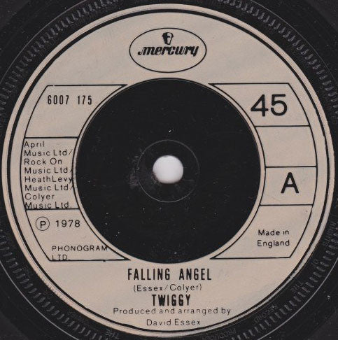 Twiggy (2) - Falling Angel (7", Single)