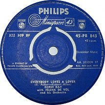 Doris Day with Frank De Vol And His Orchestra - Everybody Loves A Lover (7")