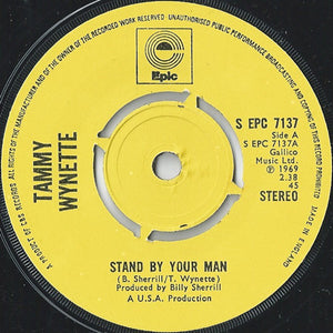 Tammy Wynette - Stand By Your Man (7", Single, RE, Kno)