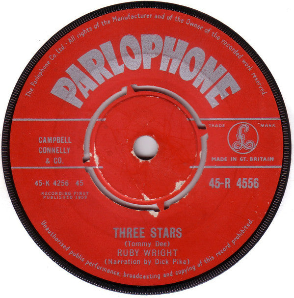 Ruby Wright (2) - Three Stars (7")