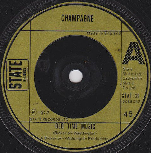 Champagne (11) - Old Time Music (7", Single)